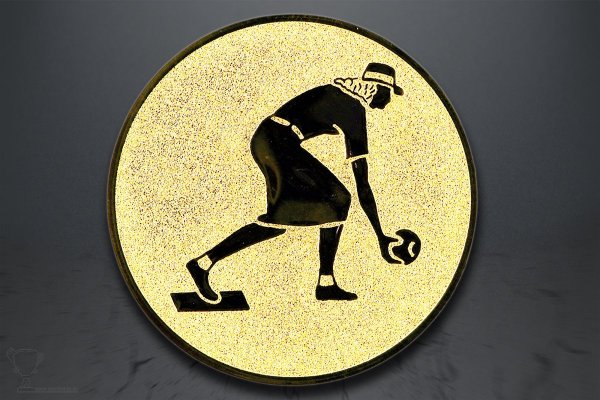 Emblém bowling, kuželky, zlato - ženy EM38