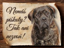 Cedulka Boerboel - Piškoty