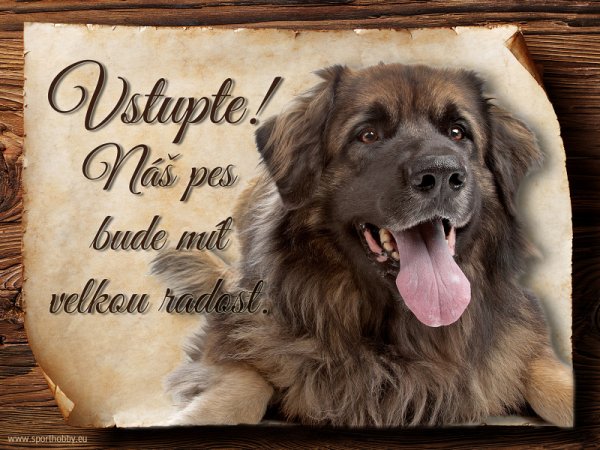 Cedulka Leonberger II - Vstupte