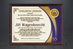 Plaketa hasiči PP6085