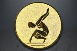 Emblém gymnastika ženy, zlato EM44