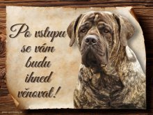 Cedulka Boerboel - Po vstupu ...