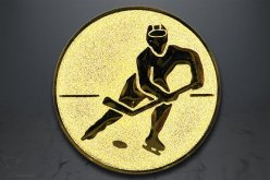 Emblém lední hokej, zlato EM99