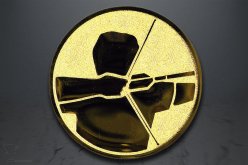 Emblém lukostřelba, zlato EM91