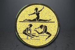 Emblém gymnastika ženy, zlato EM151