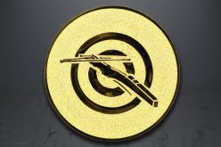 Emblém kuše, zlato EM92