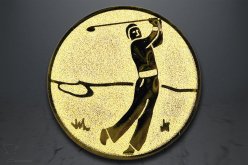 Emblém golf, zlato EM109