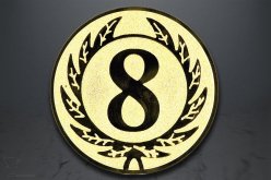 Emblém "osmička", zlato EM173