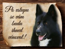 Cedulka Karelský medvědí pes II - Po vstupu ...