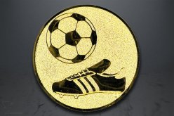 Emblém fotbal, zlato EM147