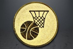 Emblém basketbal, zlato EM10