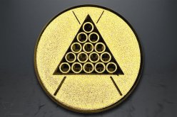 Emblém billiard, zlato EM56