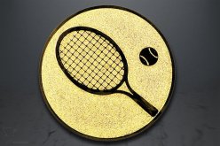 Emblém tenis, zlato EM33