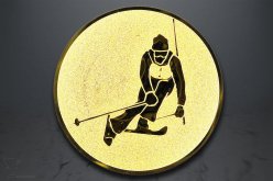 Emblém lyžování, zlato EM95