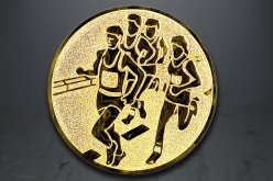 Emblém běžci, zlato EM28