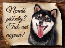 Cedulka Shiba-Inu II - Piškoty