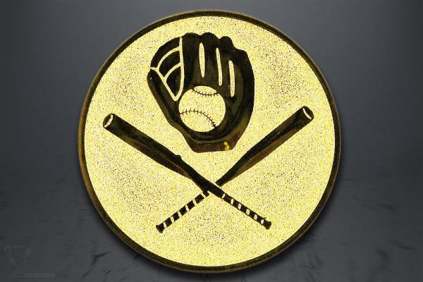Emblém baseball, zlato EM140