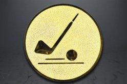 Emblém minigolf, zlato EM111