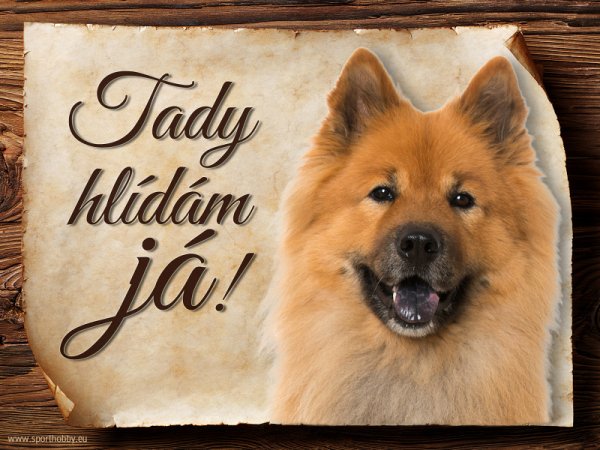 Cedulka Eurasier - Tady hlídám já