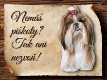 Cedulka Shih-tzu - Piškoty