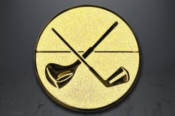 Emblém golf, zlato EM110
