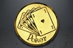 Emblém poker, zlato EM181