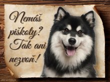 Cedulka Finský laponský pes - Piškoty
