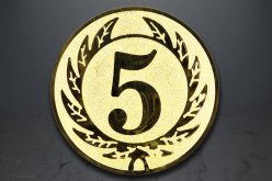 Emblém "pětka", zlato EM170