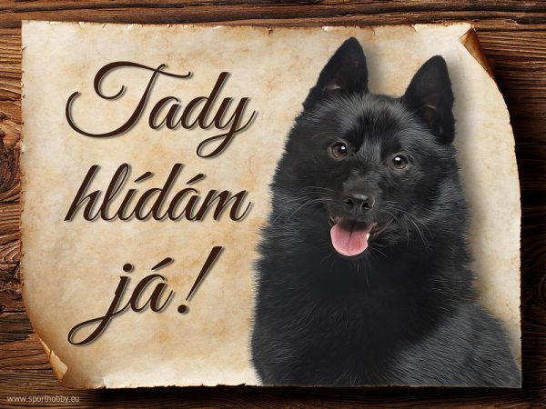 Cedulka Šiperka - Tady hlídám já!